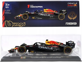 RB19 F1 RedBull 2023 #1 Verstappen gablotka Bburago model 1:24