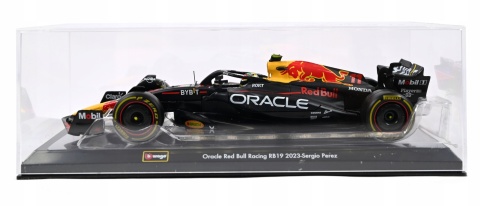 RB19 F1 RedBull 2023 #11 Perez gablotka Bburago 1:24 RB19 F1 RedBull 2023 #11 Perez gablotka Bburago 1:24