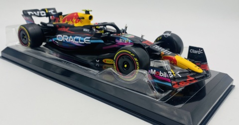 RB19 F1 RedBull 2023 #11 Sergio Perez GP MIAMI gablotka Bburago 1:24 RB19 F1 RedBull 2023 #11 Sergio Perez GP MIAMI gablotka Bburago 1:24