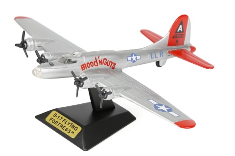 Samolot Boeing B-17 Flying Fortress Blood'nGuts podstawka METAL Motormax