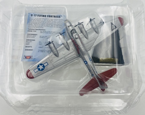 Samolot Boeing B-17 Flying Fortress Blood'nGuts podstawka METAL Motormax