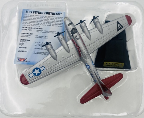 Samolot Boeing B-17 Flying Fortress Blood'nGuts podstawka METAL Motormax