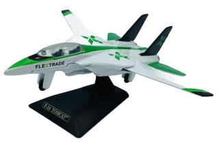 Samolot Grumman F-14 Tomcat biały model METAL Motormax