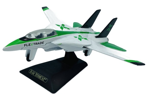 Samolot Grumman F-14 Tomcat biały model METAL Motormax