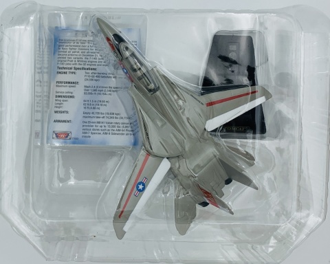 Samolot Grumman F-14 Tomcat szary model METAL Motormax