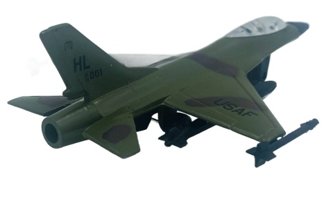 Samolot Lockheed Martin F-16 Falcon USA 4,5" 11,5 cm METAL Motormax