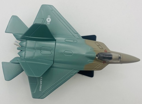 Samolot Lockheed Martin F-22 Raptor podstawka METAL Motormax