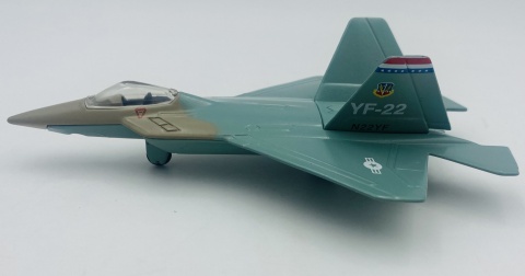 Samolot Lockheed Martin F-22 Raptor podstawka METAL Motormax