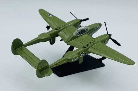 Samolot Lockheed P-38 Lightning model METAL Motormax
