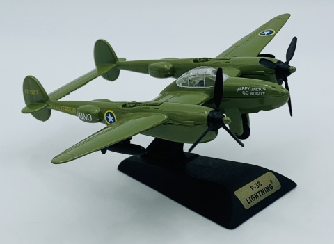 Samolot Lockheed P-38 Lightning model METAL Motormax