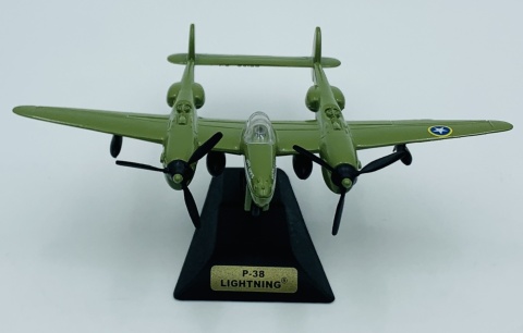 Samolot Lockheed P-38 Lightning model METAL Motormax