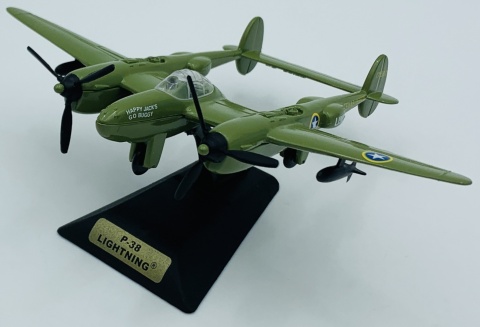 Samolot Lockheed P-38 Lightning model METAL Motormax