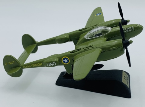 Samolot Lockheed P-38 Lightning model METAL Motormax