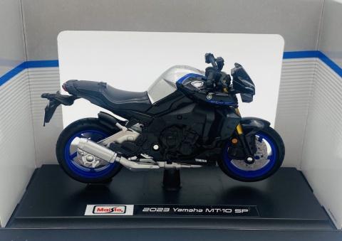 YAMAHA MT-10 SP 2023 model na podstawce 1:18 Maisto YAMAHA MT-10 SP 2023 model na podstawce 1:18 Maisto