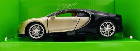 BUGATTI Chiron MODEL metal WELLY 1:24 złoty