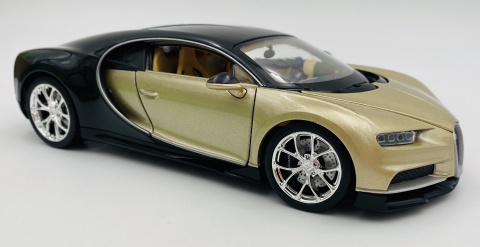 BUGATTI Chiron MODEL metal WELLY 1:24 złoty