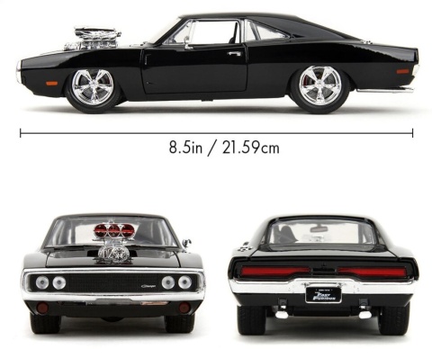 DODGE Charger 1970 F&F Fast and Furious Dom Dominic Toretto JADA 1:24