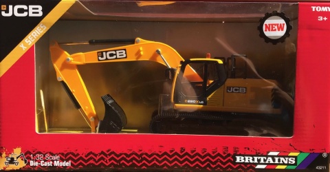 DUŻA koparka X series JCB C212XLC Britains 43211 model metalowy