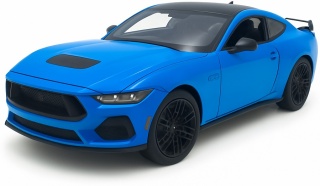FORD MUSTANG GT 2024 metal model 24123 Welly 1:24 niebieski