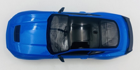 FORD MUSTANG GT 2024 metal model 24123 Welly 1:24 niebieski