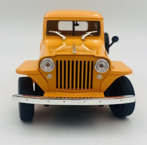 Jeep WILLYS Pickup 1947 model 24116 Welly 1:24 pomarańczowy