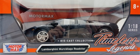 Lamborghini Murcielago Roadster 1:18 Motormax 73169 czarny