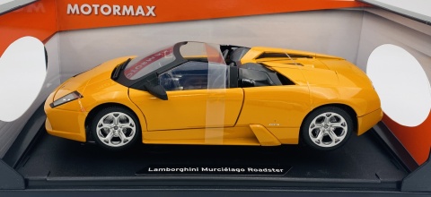 Lamborghini Murcielago Roadster 1:18 Motormax 73169 pomarańczowy