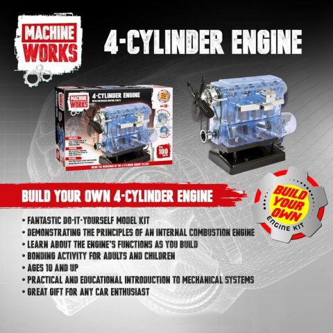 MODEL silnika 4 cylindrowego - ZBUDUJ SWOJE WŁASNE R4 do złożenia Haynes