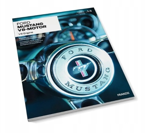 MODEL silnika Ford Mustang V8 - ZBUDUJ SWOJE WŁASNE V8 do złożenia Franzis