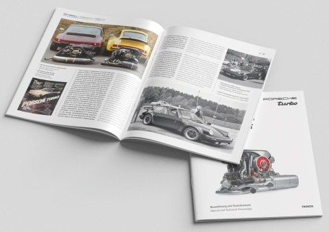 MODEL silnika Porsche 911 Turbo 6 cylindrów boxer - do złożenia Franzis 1:3