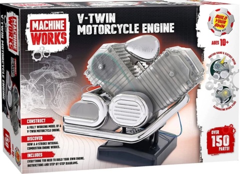 MODEL silnika V2 v-twin - ZBUDUJ SWOJE WŁASNE V2 do złożenia Haynes