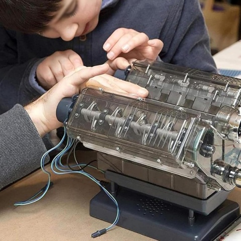 MODEL silnika V8 Machine Works - ZBUDUJ SWOJE WŁASNE V8 do złożenia Haynes