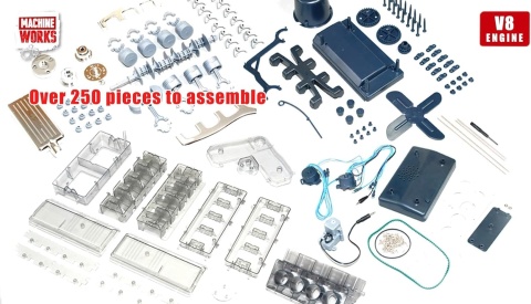 MODEL silnika V8 Machine Works - ZBUDUJ SWOJE WŁASNE V8 do złożenia Haynes