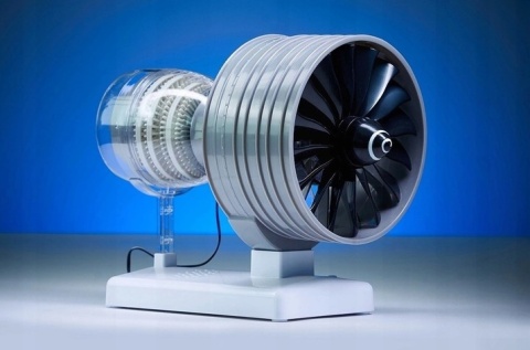 MODEL silnika odrzutowego Machine Works - Jet engine kit do złożenia Haynes