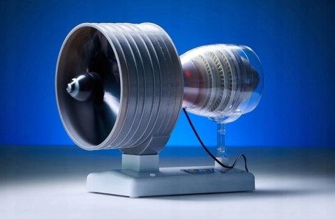 MODEL silnika odrzutowego Machine Works - Jet engine kit do złożenia Haynes