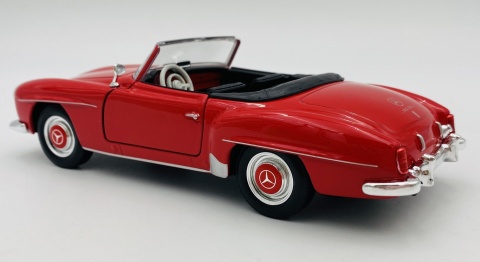 Mercedes-Benz 190 SL model 24118C Welly 1:24 czerwony