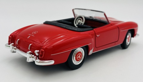 Mercedes-Benz 190 SL model 24118C Welly 1:24 czerwony