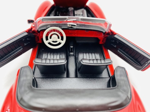 Mercedes-Benz 190 SL model 24118C Welly 1:24 czerwony