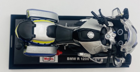 Motocykl BMW R 1200 RT POLICJA Polska WRD na podstawce model 1:18 Maisto