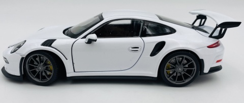 PORSCHE 911 GT3 RS (991) 2016 model 24080 metal WELLY 1:24 biały
