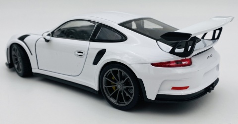 PORSCHE 911 GT3 RS (991) 2016 model 24080 metal WELLY 1:24 biały