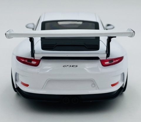 PORSCHE 911 GT3 RS (991) 2016 model 24080 metal WELLY 1:24 biały