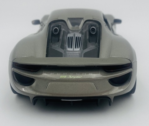 PORSCHE 918 Spyder 2014 model 24055 metal WELLY 1:24 grafitowy