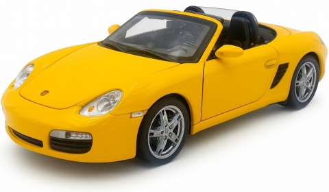 PORSCHE 987 Boxster 2012 model 22479 metal WELLY 1:24 żółty