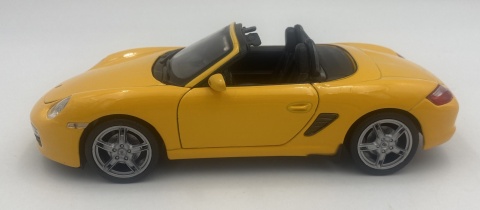 PORSCHE 987 Boxster 2012 model 22479 metal WELLY 1:24 żółty