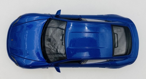 PORSCHE Taycan Turbo S model 24107 metal WELLY 1:24 niebieski