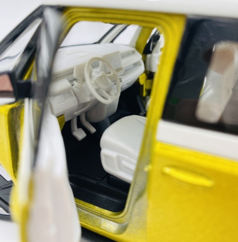 VW Volkswagen ID. BUZZ model 24119 metal WELLY 1:27 złoty