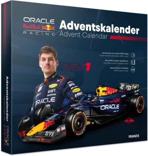 ZESTAW Max Verstappen RB20 kalendarz adwentowy 2025 1:43 Franzis