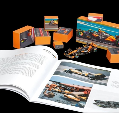 ZESTAW McLaren F1 Norris Piastri 2024 MCL38 kalendarz adwentowy 1:43