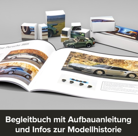 ZESTAW Porsche 911 Turbo kalendarz adwentowy 1:43 oak green Franzis 1:43